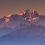 Le Mt Blanc depuis la Pte de Rognier - Belledonne - Savoie