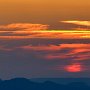 coucher de soleil depuis le Grand Chat - Belledonne - Savoie