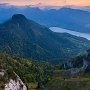 Le Lac d'Annecy depuis le Roc de l'Encrenaz - Bornes - Hte Savoie